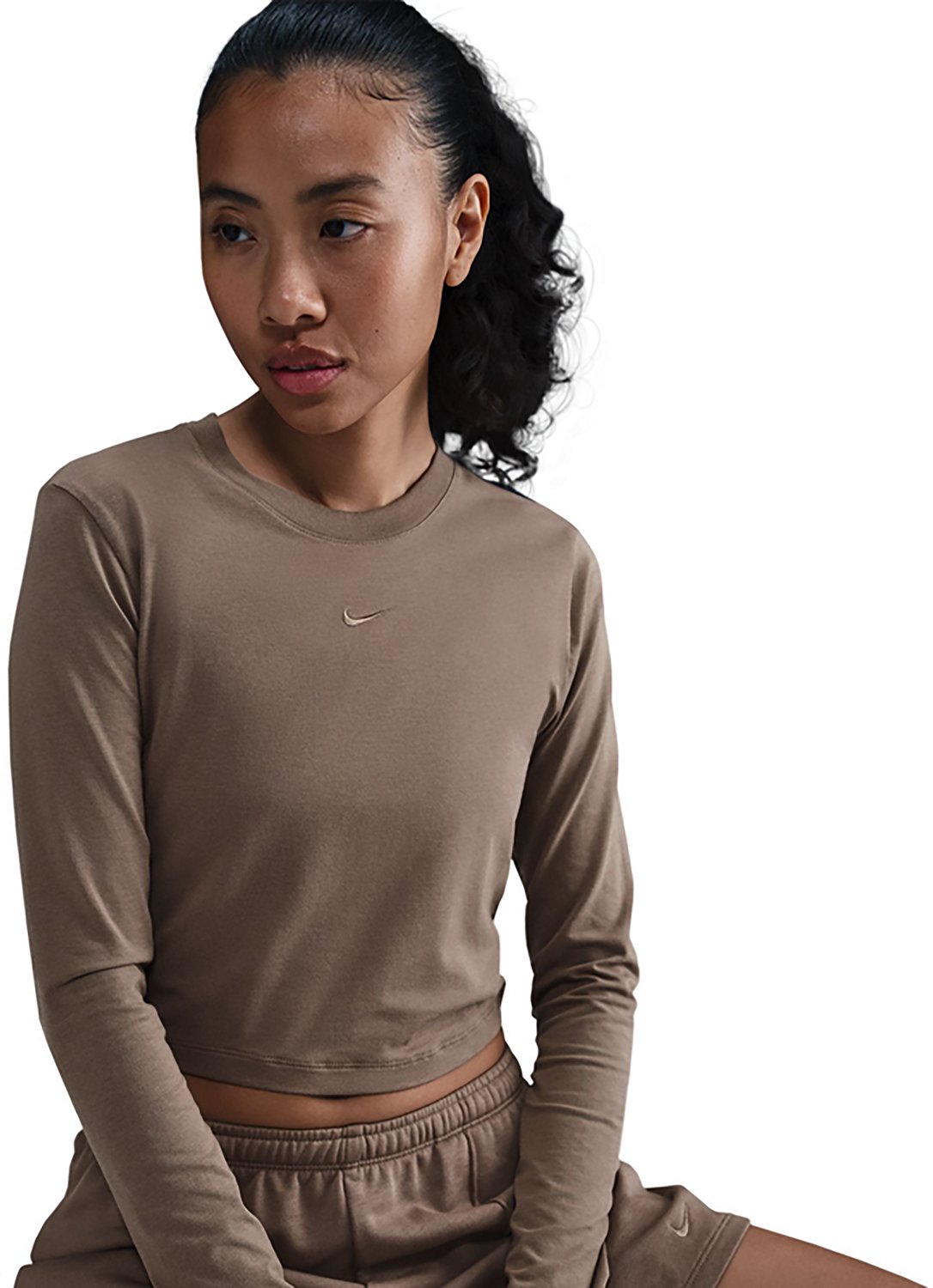 Nike Sportswear Women's Chill Knit Long Sleeve Cropped Top - view number 5