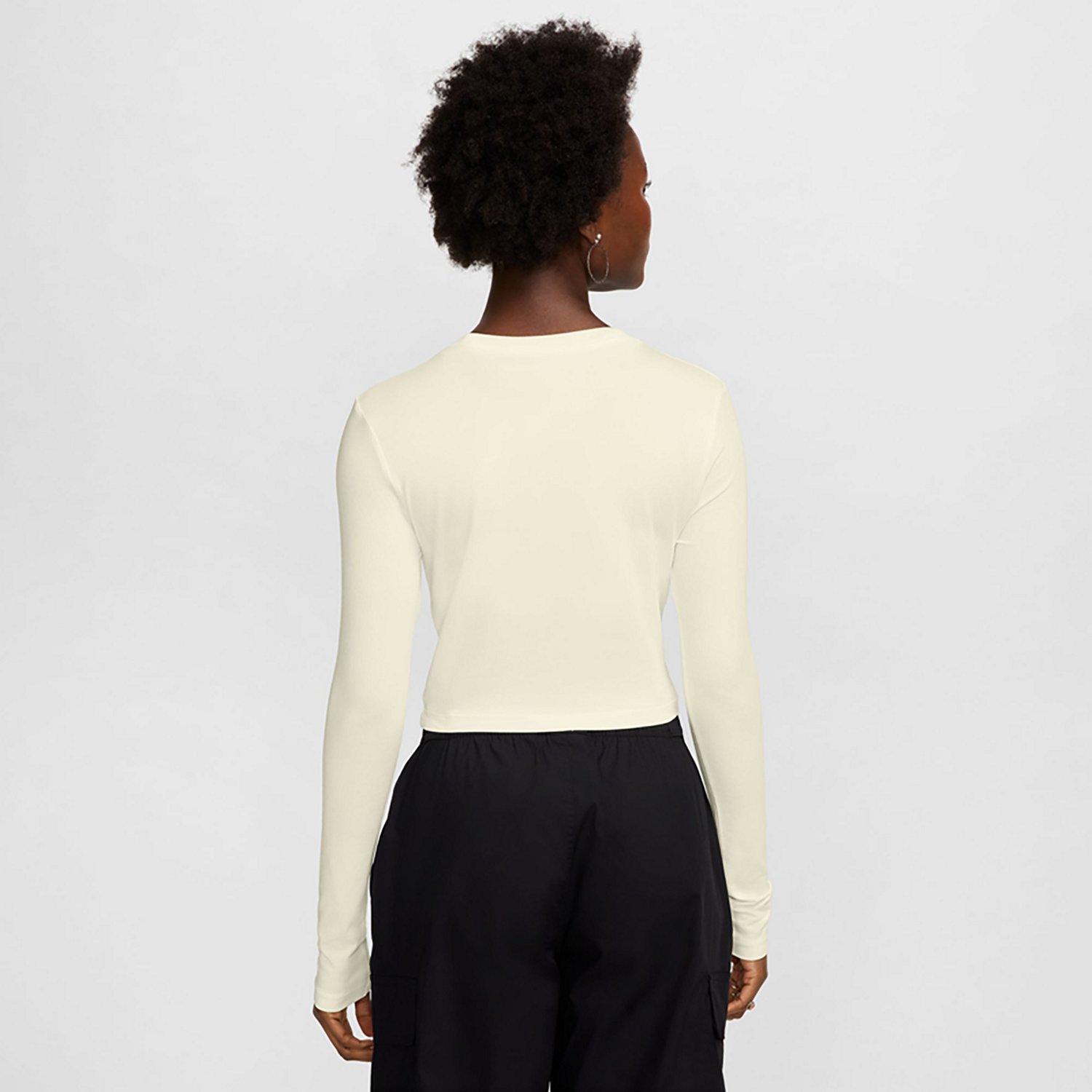 Nike Sportswear Women's Chill Knit Long Sleeve Cropped Top - view number 2