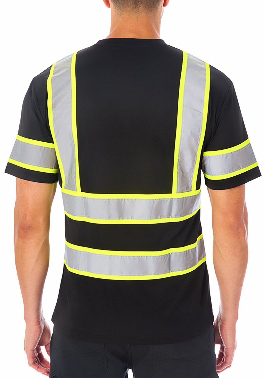 Smith's Workwear Men's High Vis Reflective Safety T-shirt - view number 2