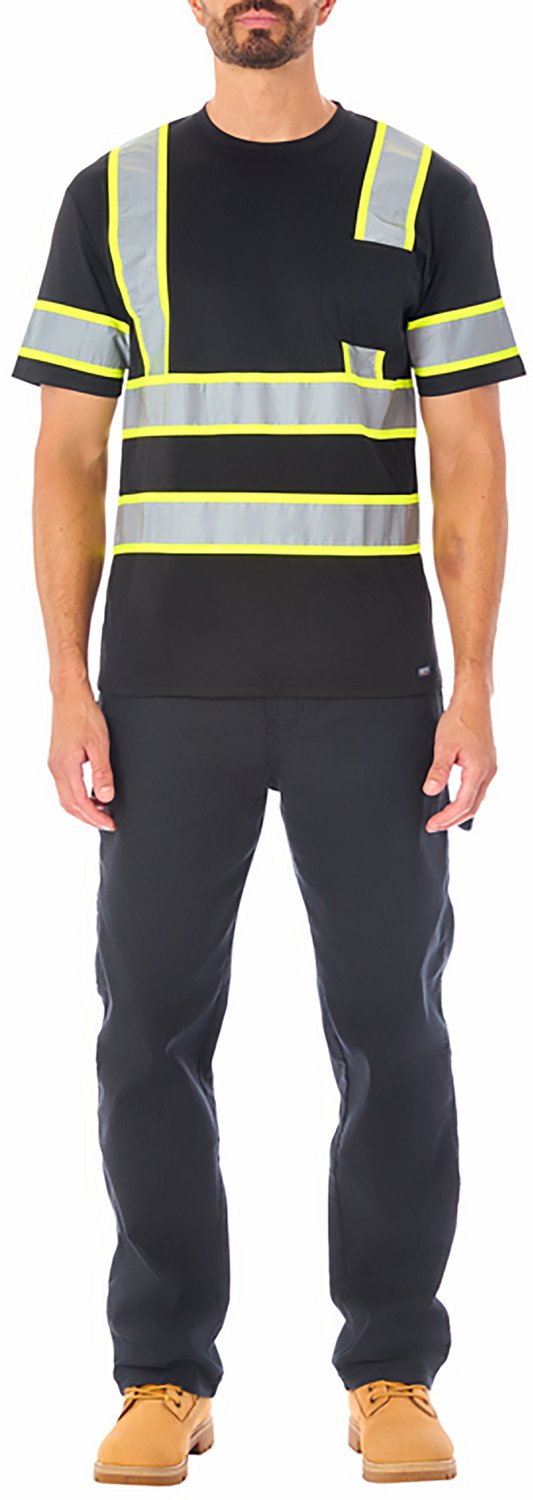 Smith's Workwear Men's High Vis Reflective Safety T-shirt - view number 4