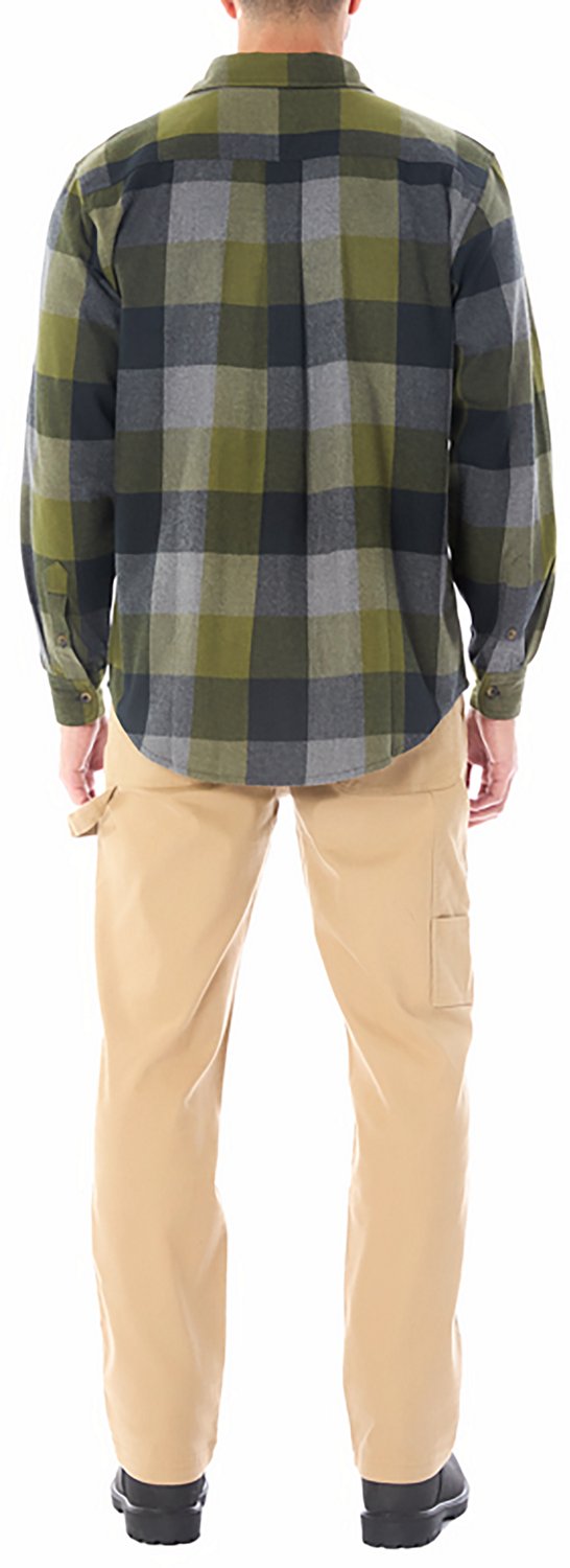 Smith's Workwear Men's Buffalo Flannel Button-Up Shirt - view number 4