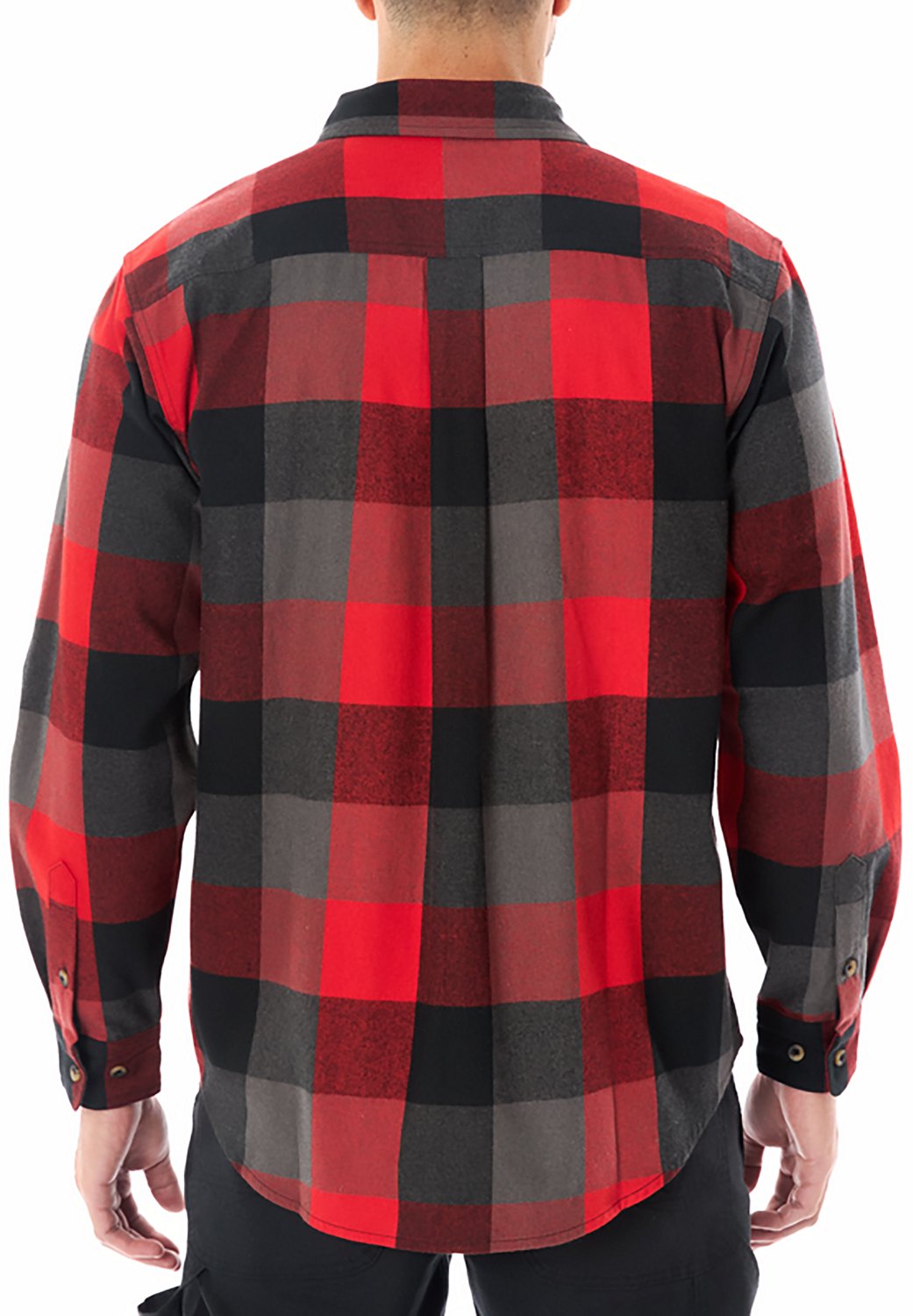 Smith's Workwear Men's Buffalo Flannel Button-Up Shirt - view number 2