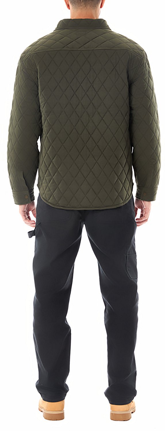 Smith's Workwear Men's Snap Closure Diamond Quilted Knit Shirt Jac - view number 5