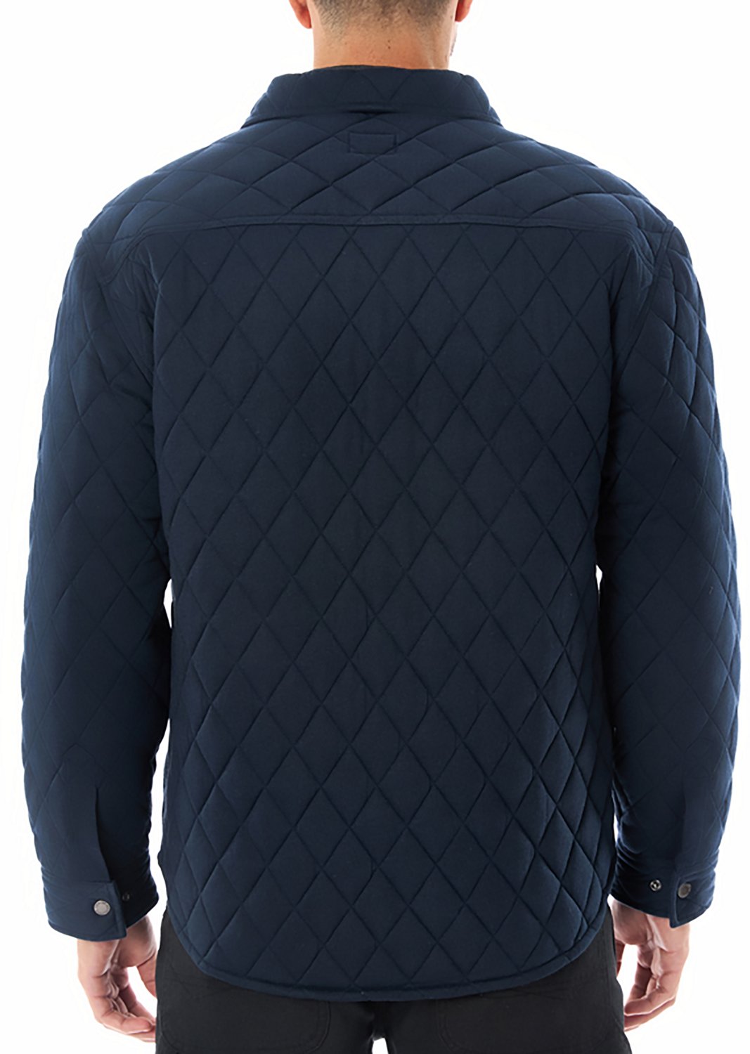 Smith's Workwear Men's Snap Closure Diamond Quilted Knit Shirt Jac - view number 2