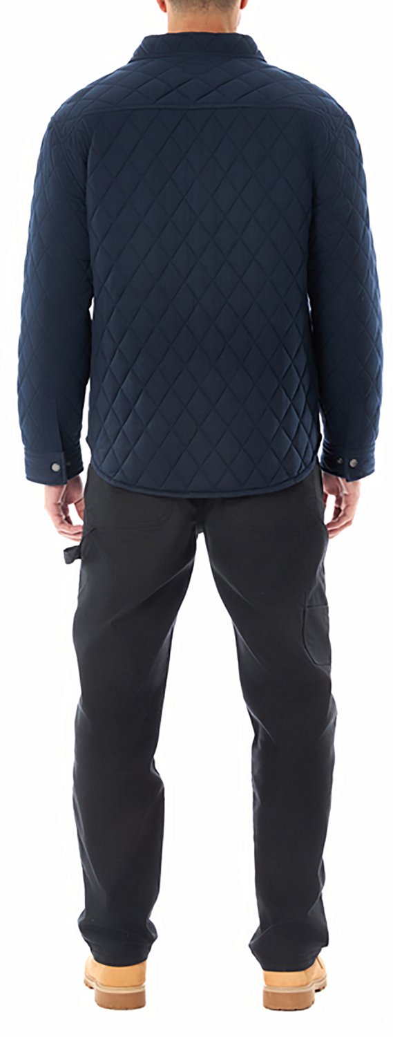 Smith's Workwear Men's Snap Closure Diamond Quilted Knit Shirt Jac - view number 5