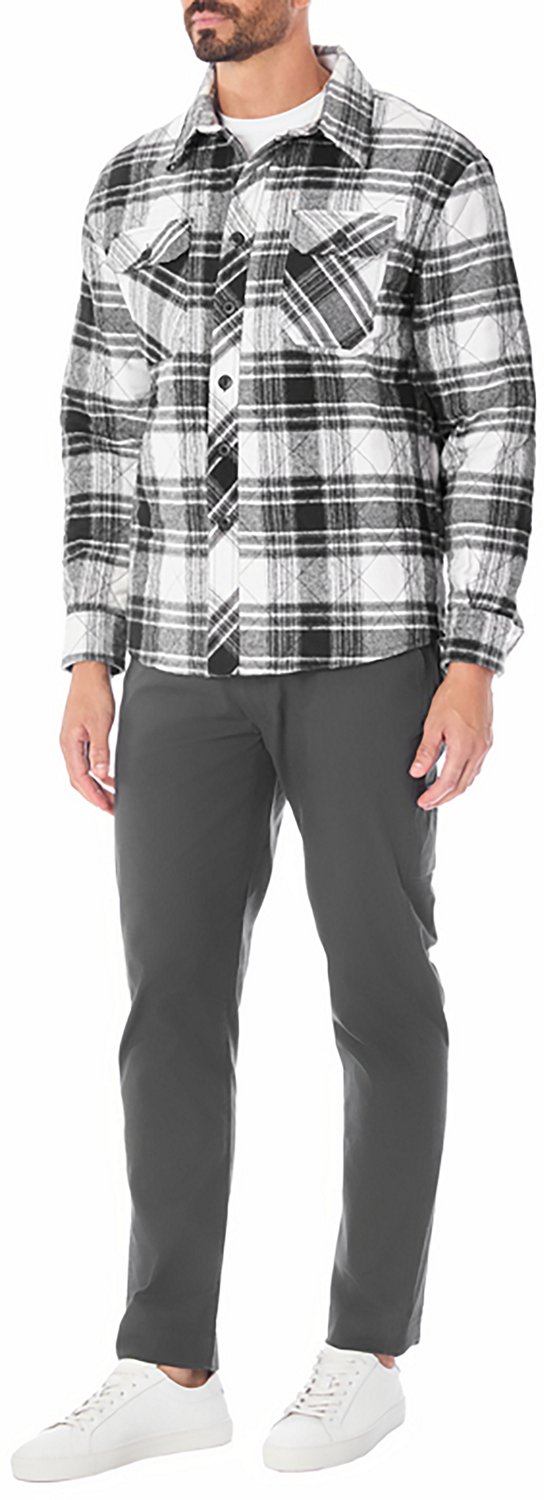 Smith's Workwear Men's Quilted Flannel ShirtJac - view number 3