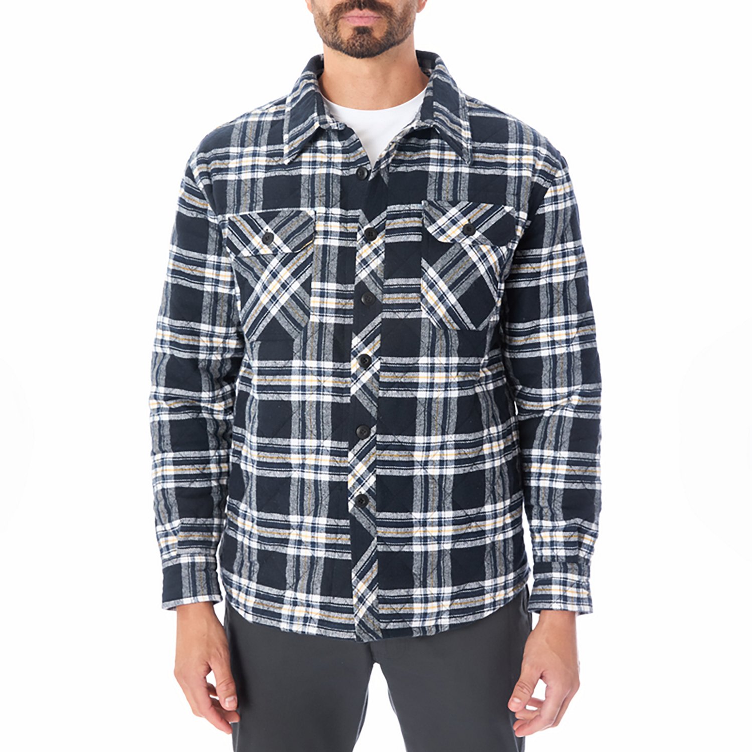 Smith's Workwear Men's Quilted Flannel ShirtJac