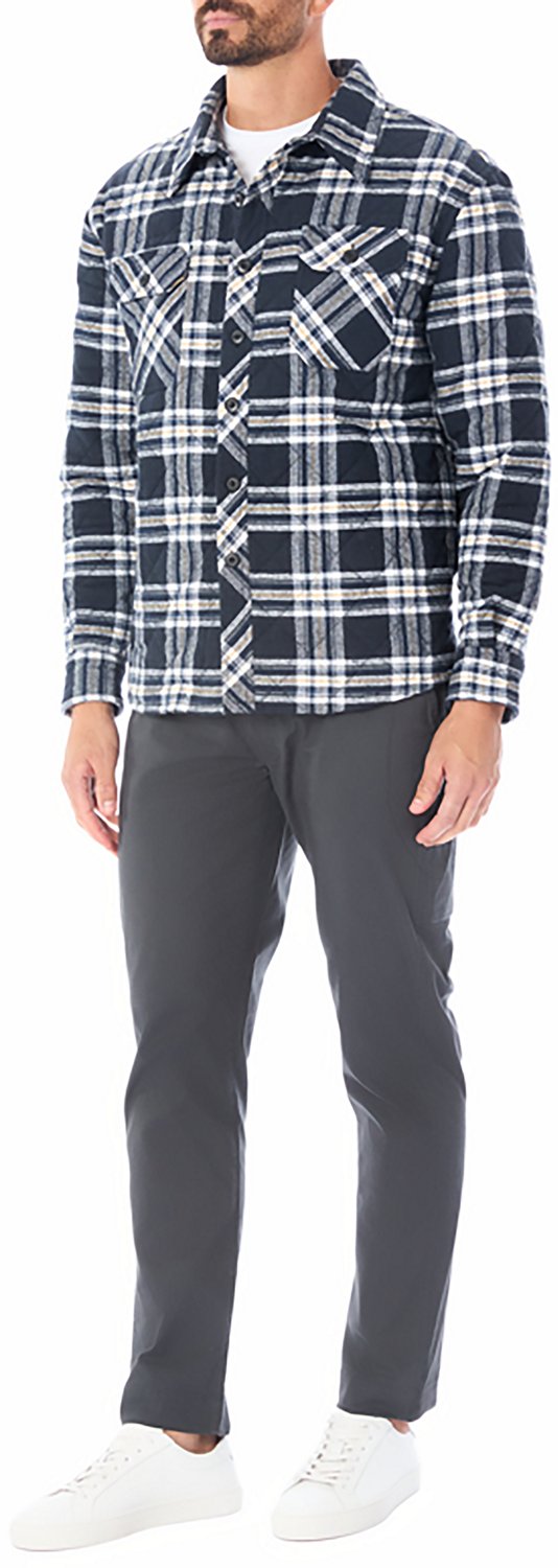 Smith's Workwear Men's Quilted Flannel ShirtJac - view number 3