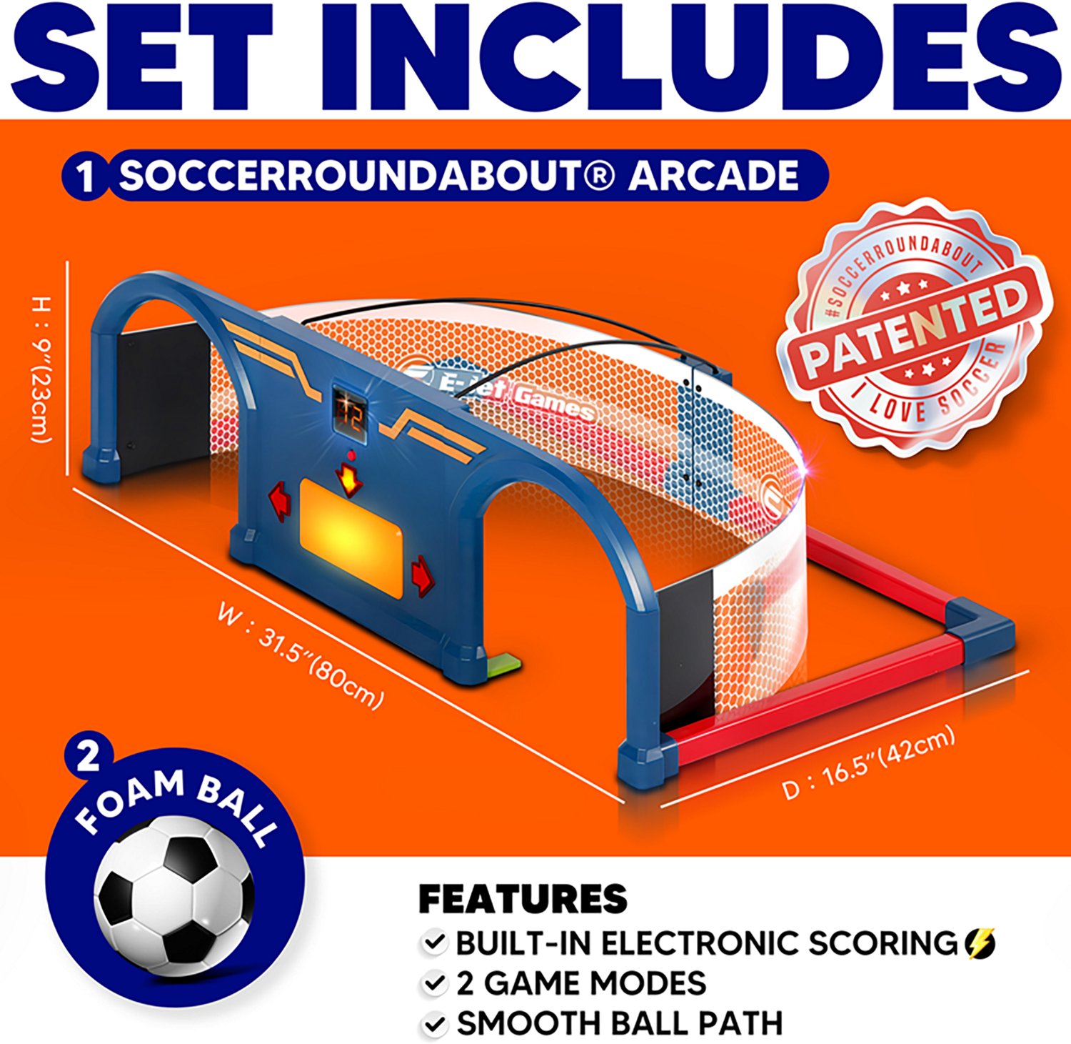 E-Jet Sport Games Soccer Roundabout Indoor Arcade Trainer - view number 3