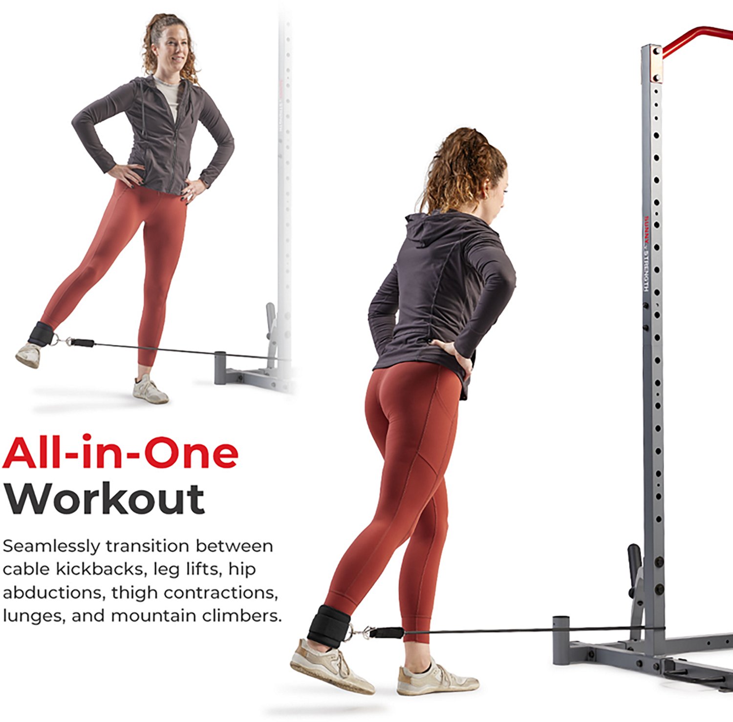 Sunny Health & Fitness Multifunction Workout Ankle Straps                                                                        - view number 3