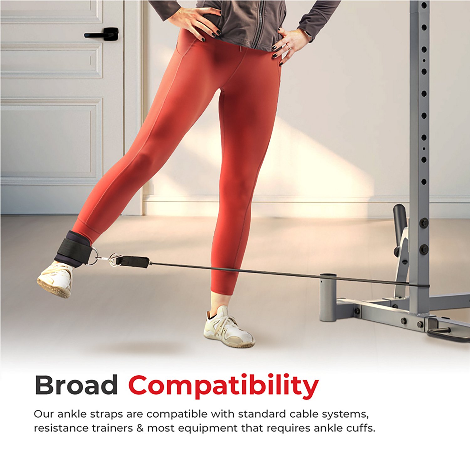 Sunny Health & Fitness Multifunction Workout Ankle Straps                                                                        - view number 6