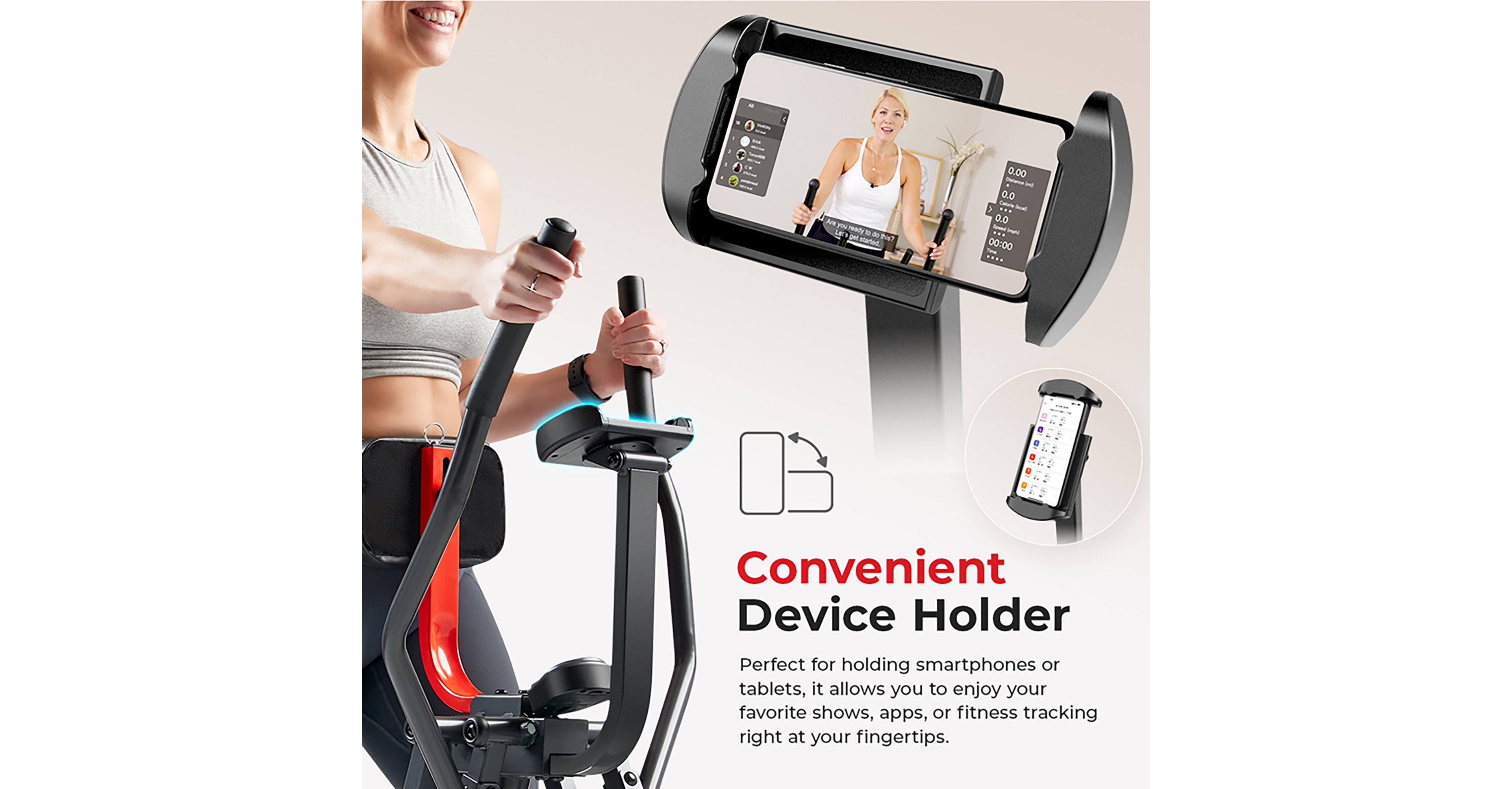 Sunny Health & Fitness Air Walk Trainer