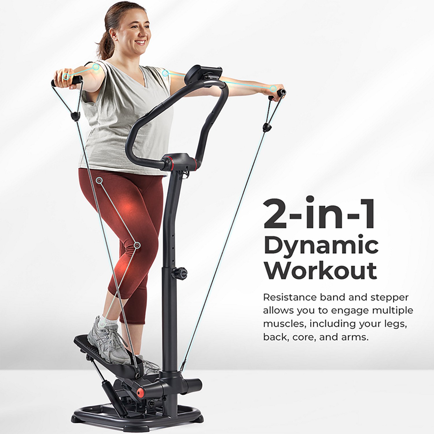 Sunny Health & Fitness 2-in-1 Premium Power Stepper - view number 3