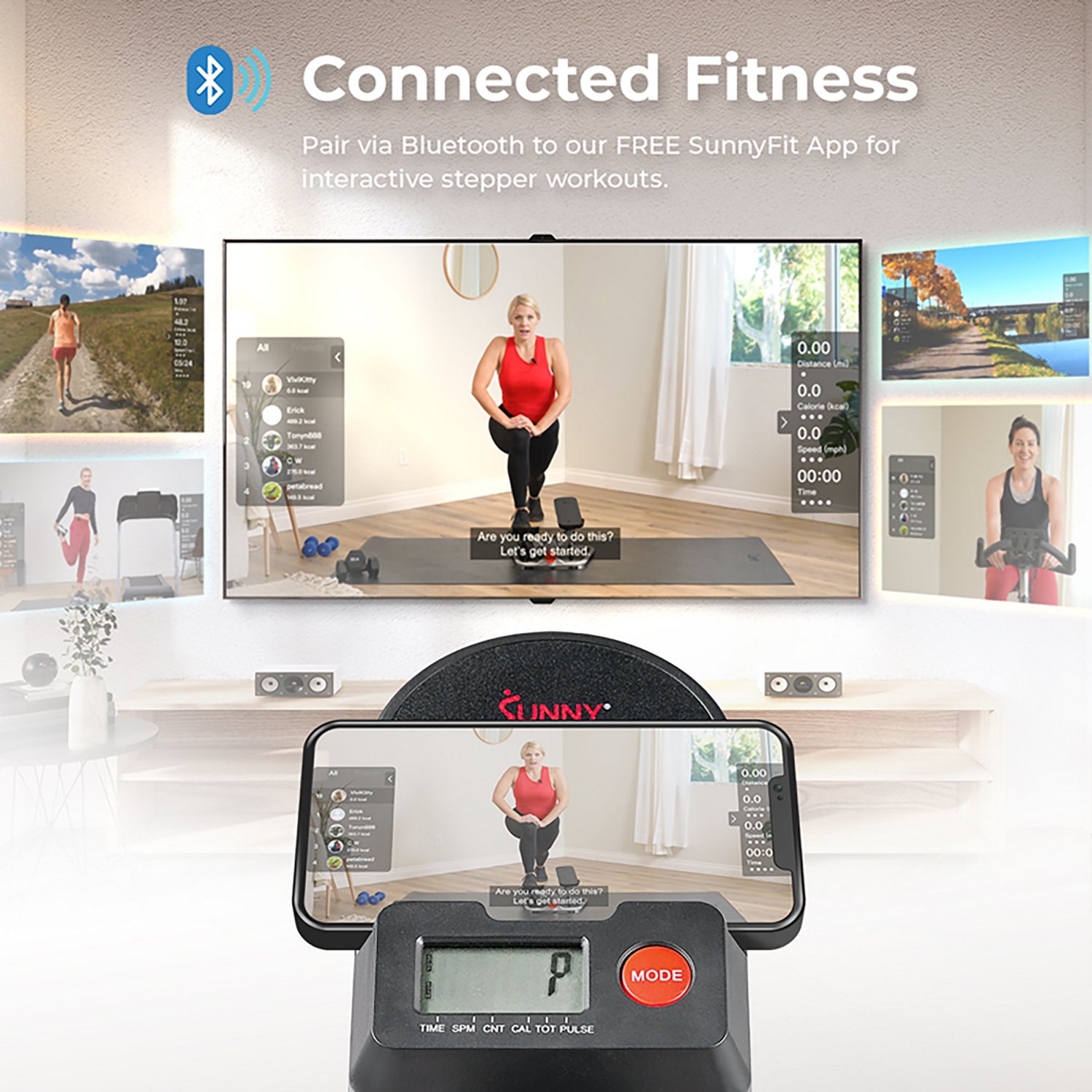 Sunny Health & Fitness Climbing Stepper - view number 4
