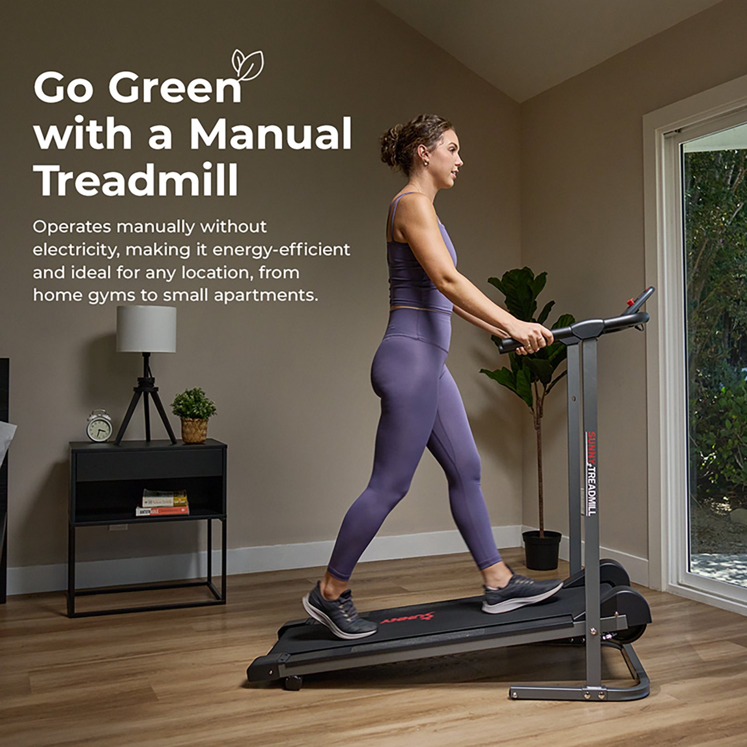 Sunny Health & Fitness Manual Treadmill - view number 7