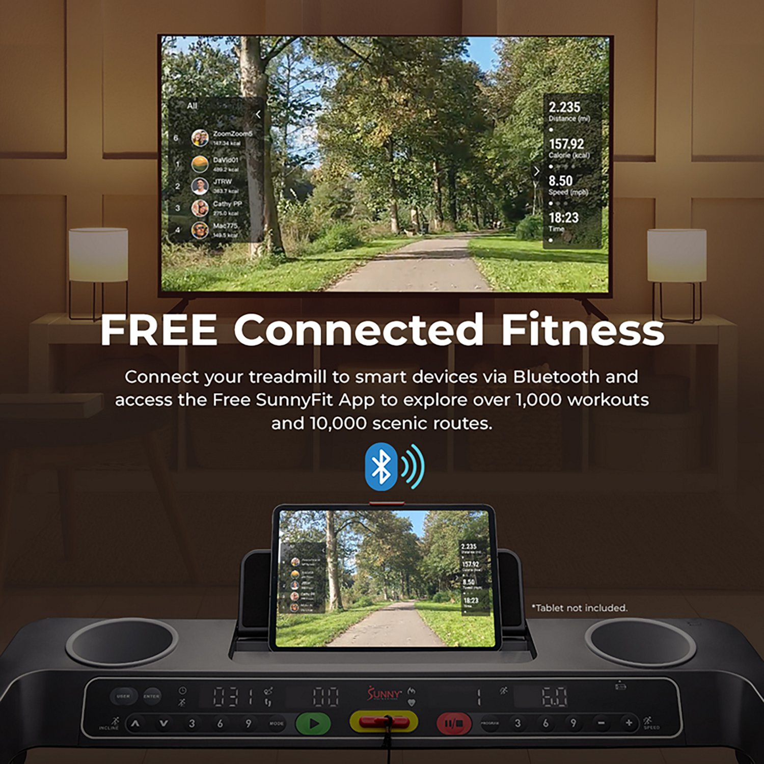 Sunny Health & Fitness Treadmill                                                                                                 - view number 7