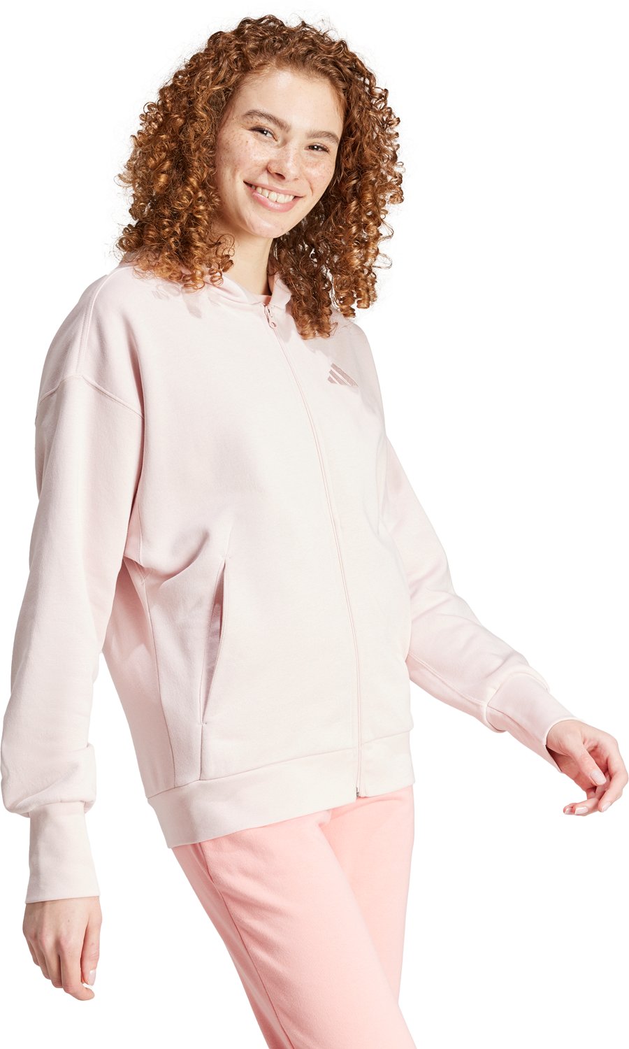 adidas Women's All SZN Fleece Full-Zip Hoodie - view number 6