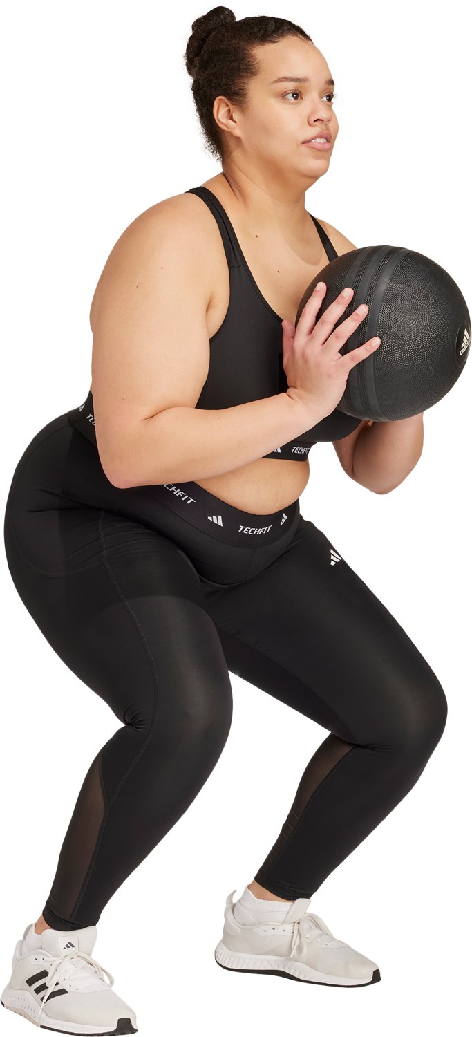 adidas Women's TECHFIT Full-Length Plus Size Leggings - view number 6