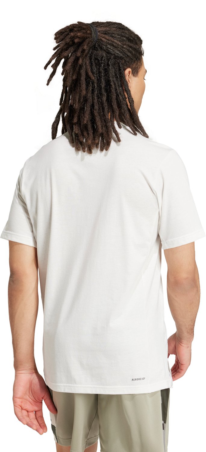 adidas Men's Train Essentials Seasonal Training Graphic Logo T-shirt - view number 2