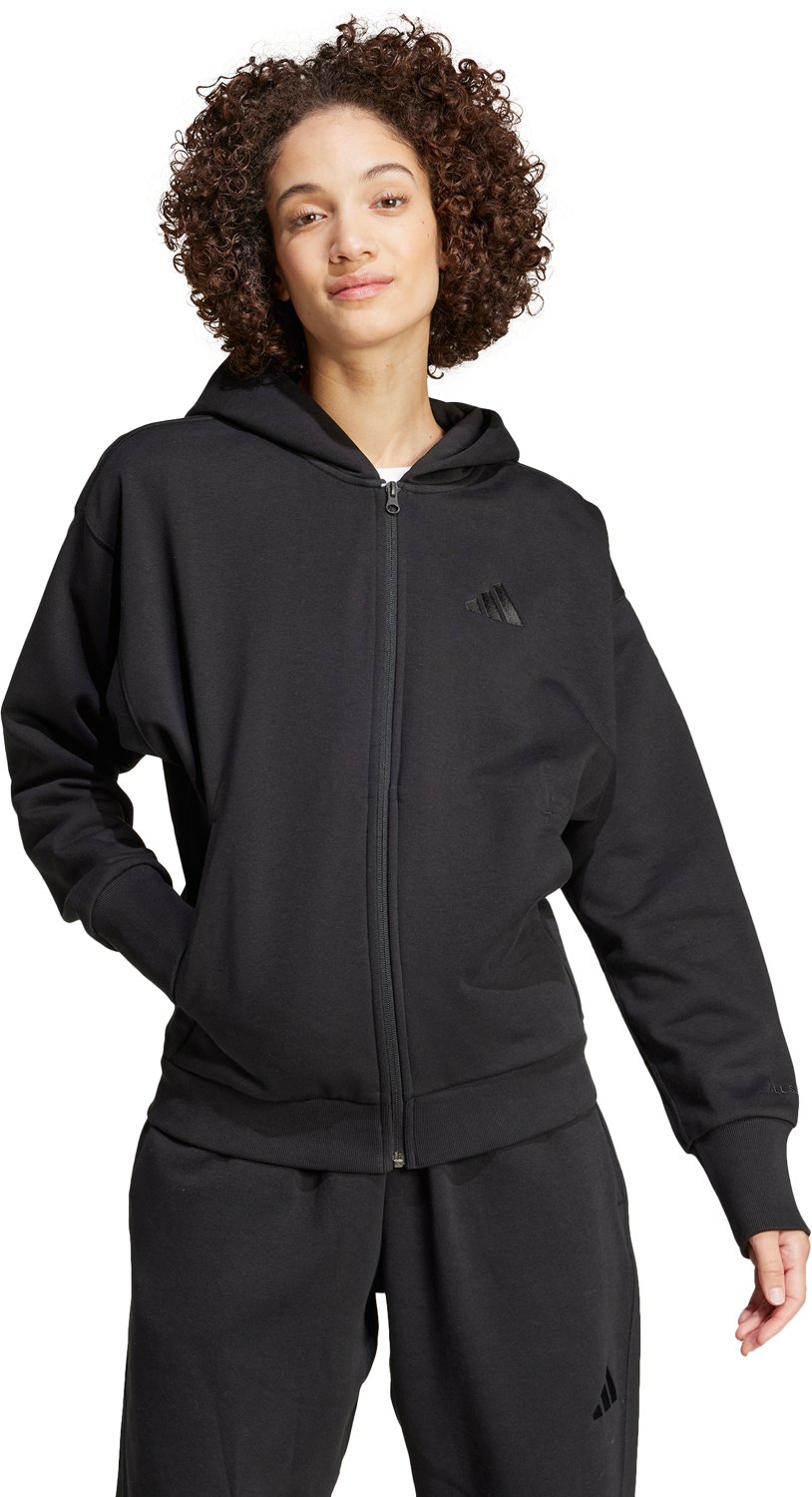 adidas Women's All SZN Fleece Full-Zip Hoodie