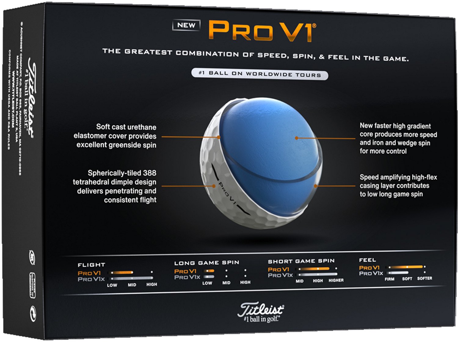 Titleist 2025 ProV1 Golf Balls 12-Pack                                                                                           - view number 2