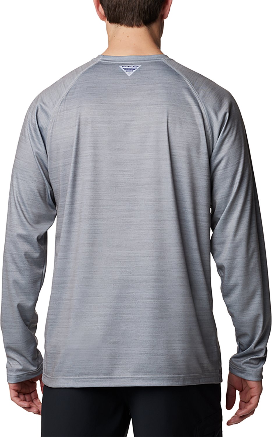 Columbia Sportswear Men's Clemson University Terminal Tackle Heather Long Sleeve Graphic T-shirt - view number 2