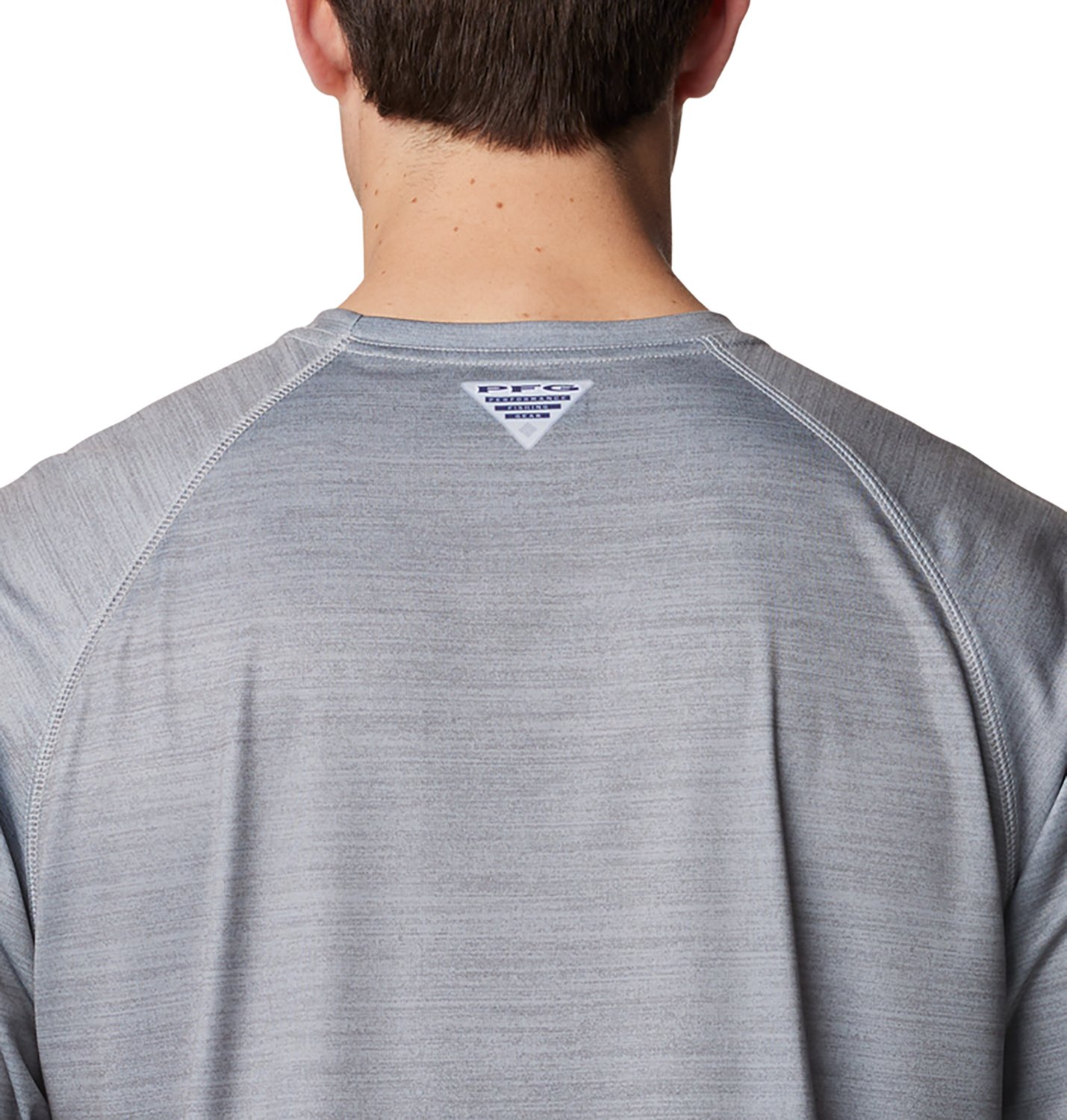 Columbia Sportswear Men's Clemson University Terminal Tackle Heather Long Sleeve Graphic T-shirt - view number 4