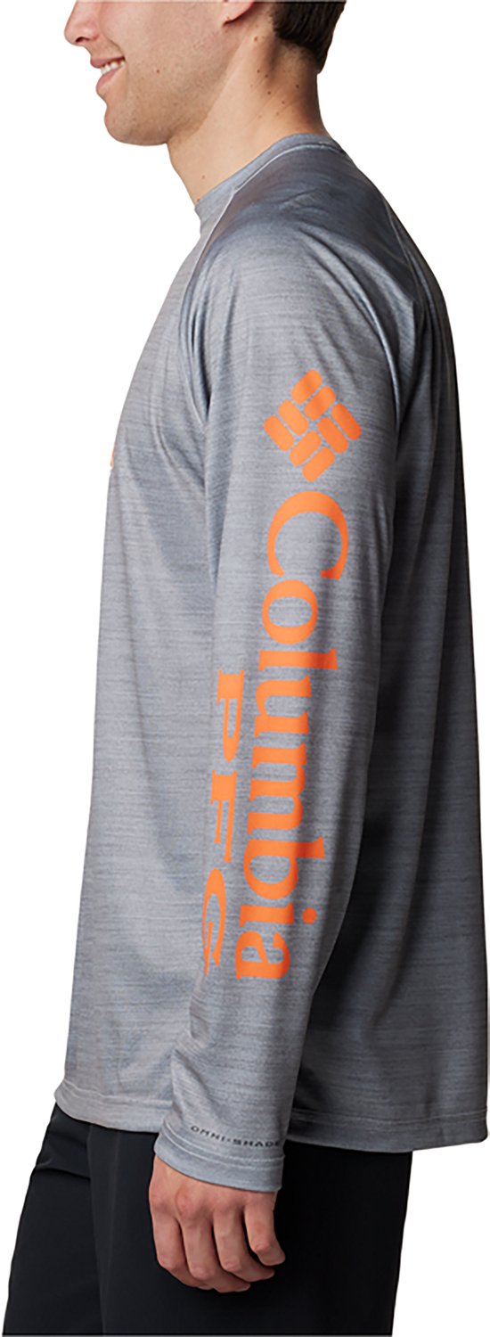 Columbia Sportswear Men's Clemson University Terminal Tackle Heather Long Sleeve Graphic T-shirt - view number 5