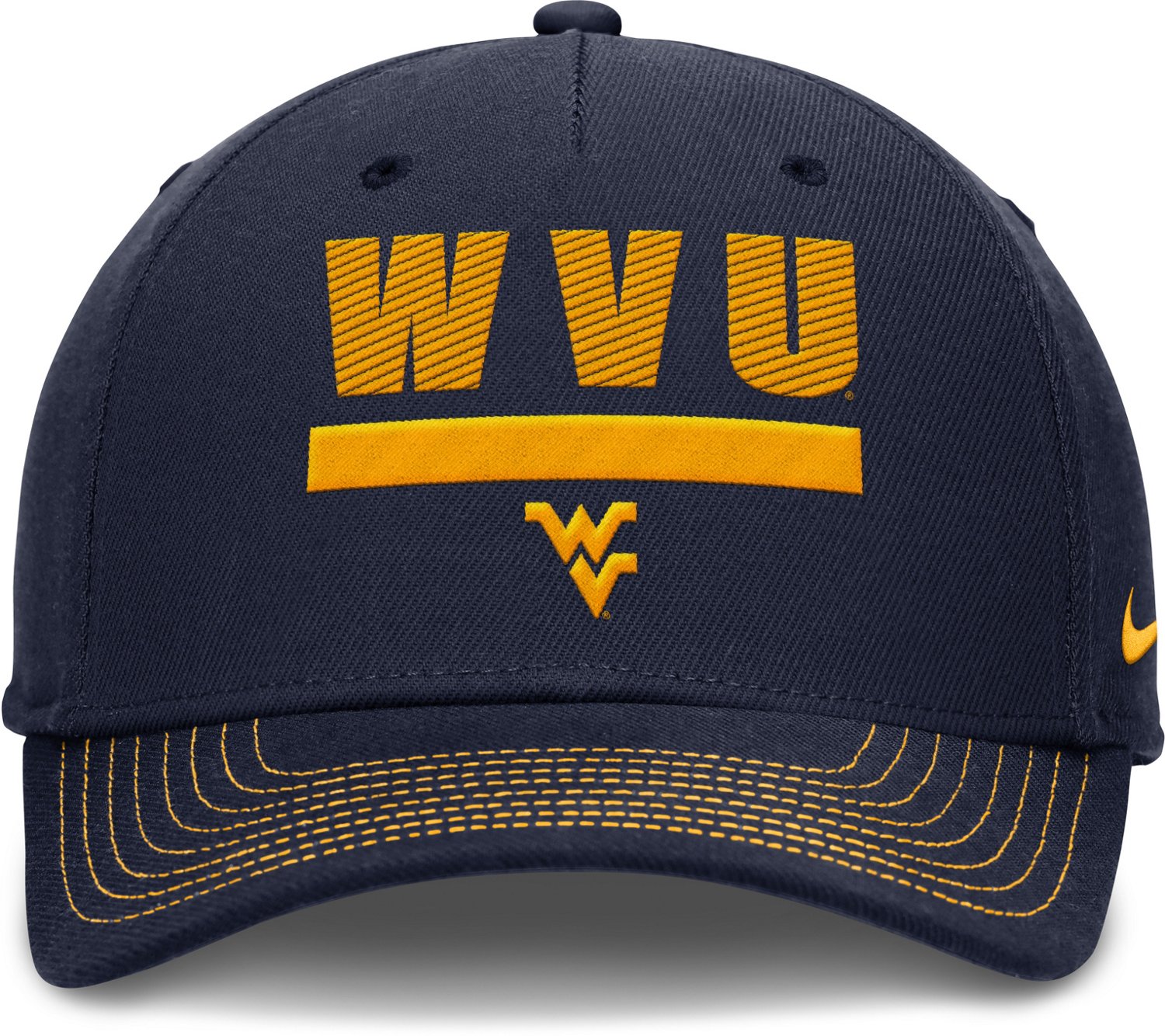 Nike West Virginia Rise Structured Adjustable Cap - view number 2