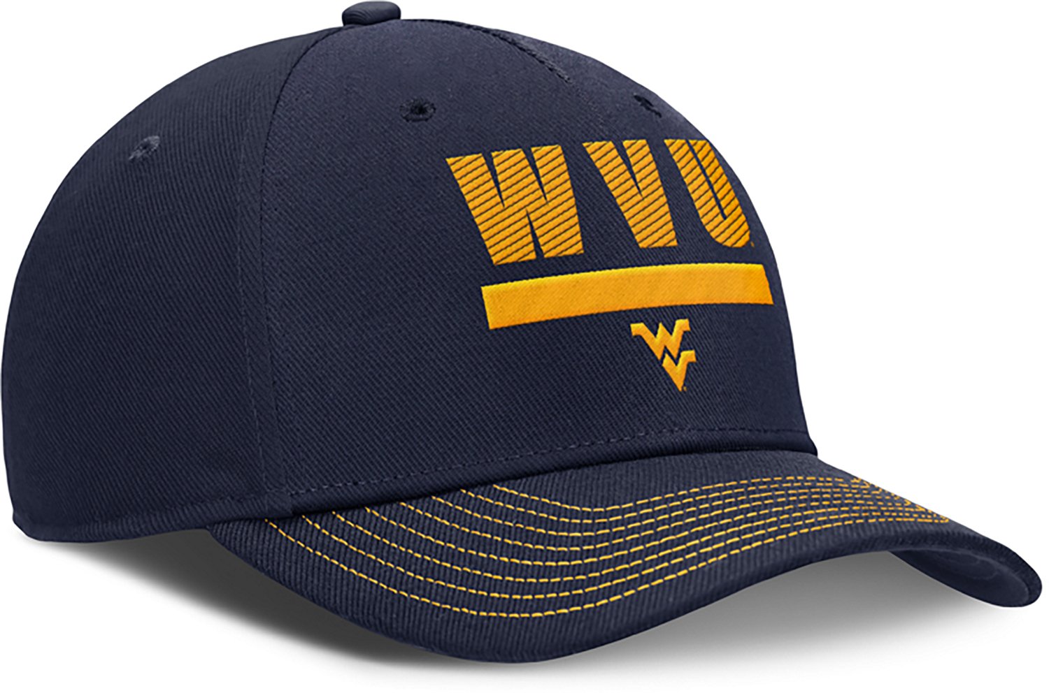 Nike West Virginia Rise Structured Adjustable Cap - view number 3