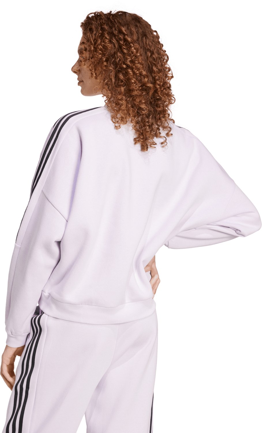 adidas Women's Tiro Cut 3-Stripes Fleece Sweatshirt - view number 2