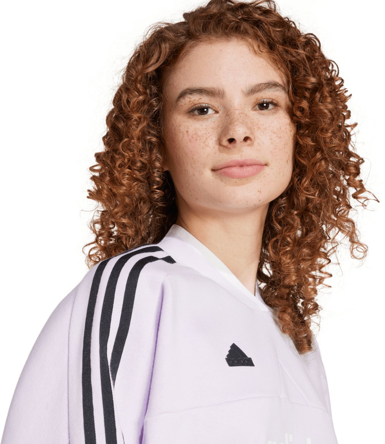 adidas Women's Tiro Cut 3-Stripes Fleece Sweatshirt - view number 3