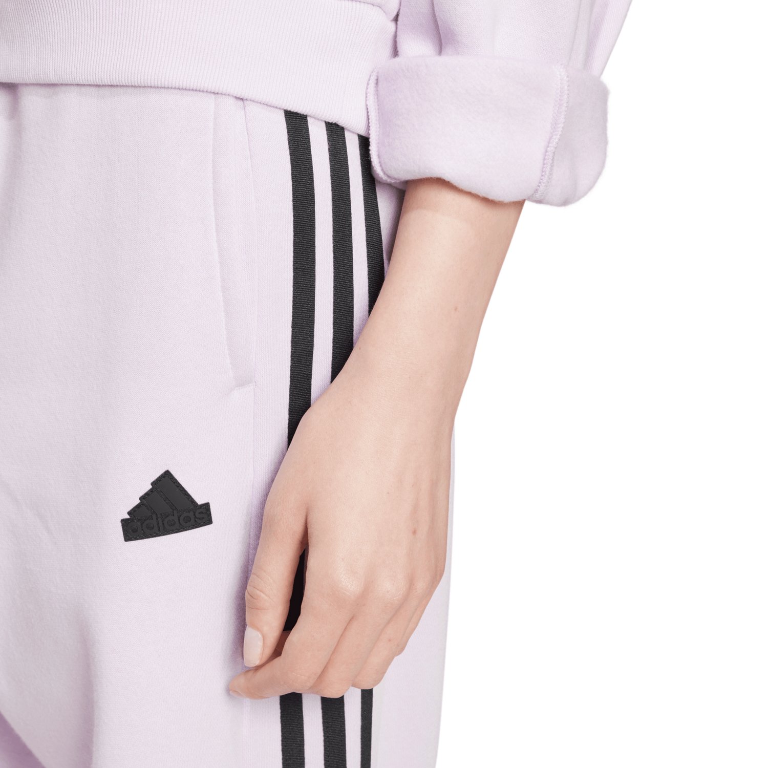 adidas Women's Tiro Cut 3-Stripes Fleece Sweatshirt - view number 4