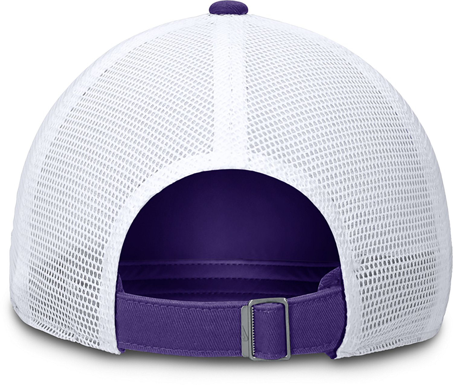 Nike LSU Legacy Logo Club Cap Unstructured Adjustable Meshback Cap - view number 4