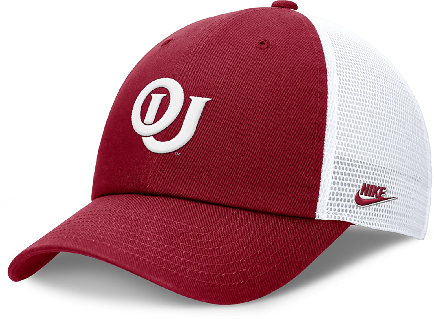 Nike Oklahoma Legacy Logo Club Cap Unstructured Adjustable Meshback Cap - view number 3