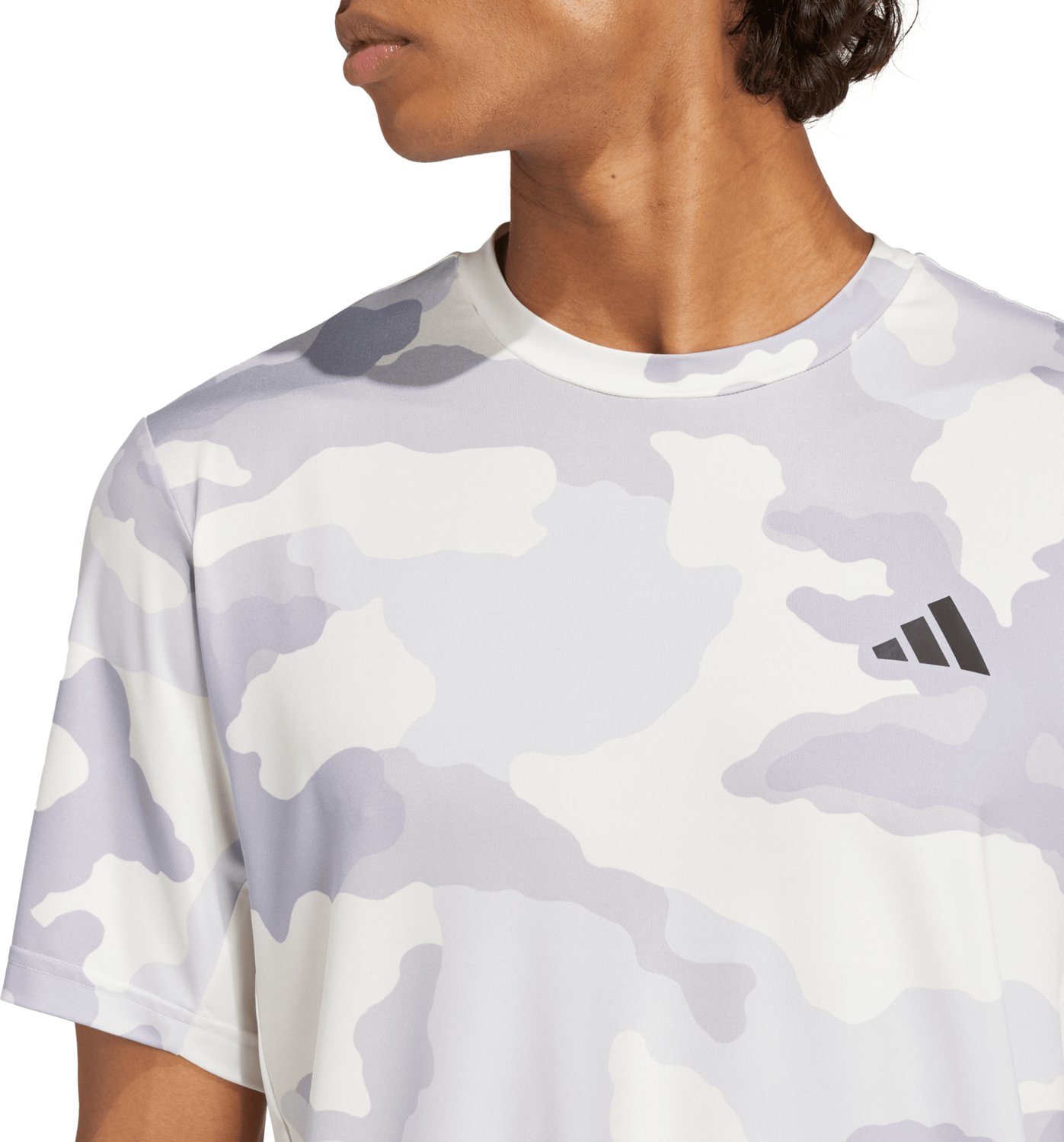 adidas Men's Train Essentials Seasonal Training AOP T-shirt - view number 3