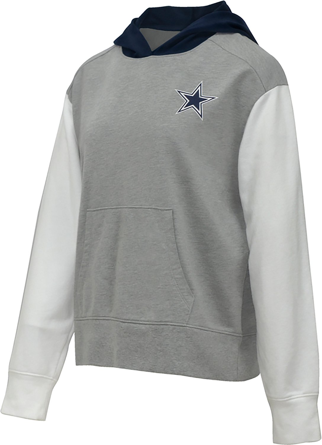Lauren James Women's Dallas Cowboys Colorblock Long Sleeve Hoodie - view number 2