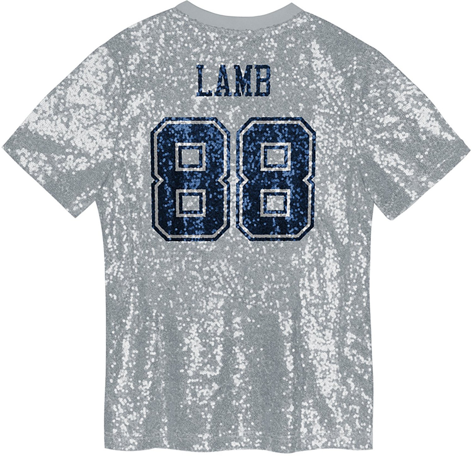 Outerstuff Women's Dallas Cowboys Lamb Sequin Shirt - view number 3