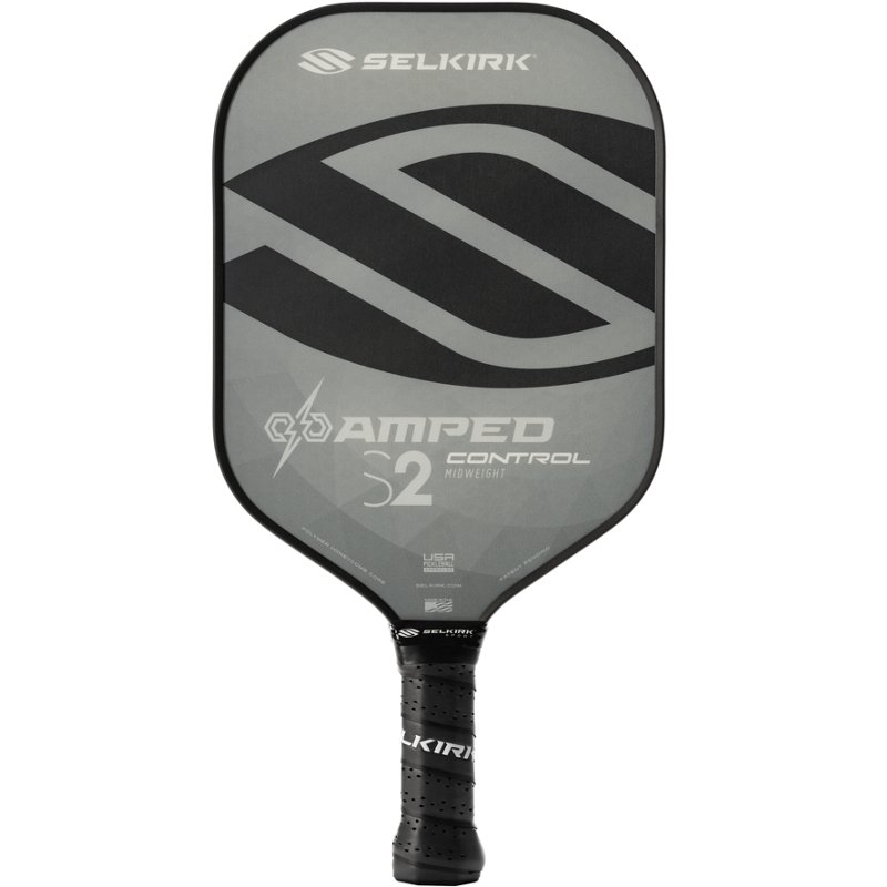 Selkirk Sport Selkirk Amped Control S2 Midweight Pickleball Paddle Grey - Pickleball at Academy Sports