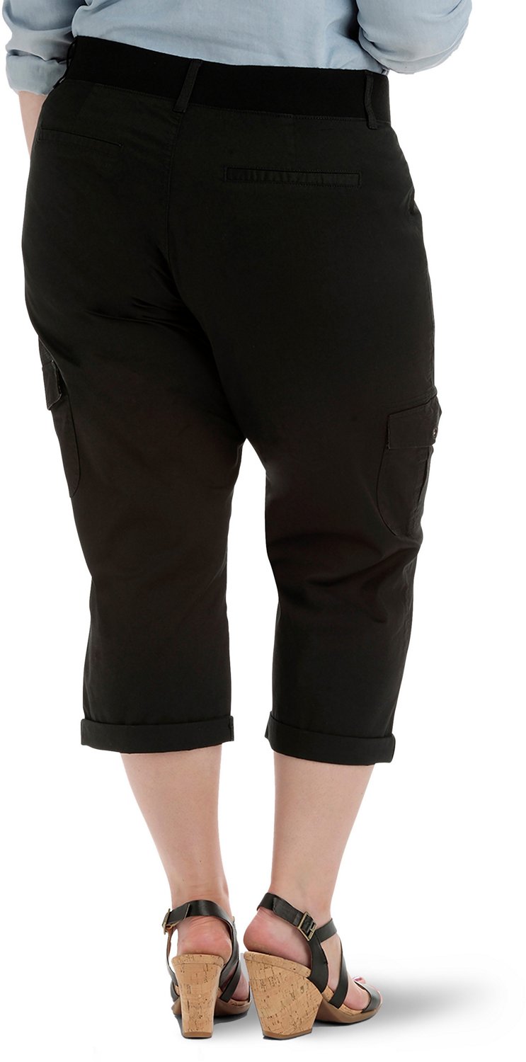 Lee Women's Austyn Knit Waist Cargo Plus Size Capri Pants - view number 2