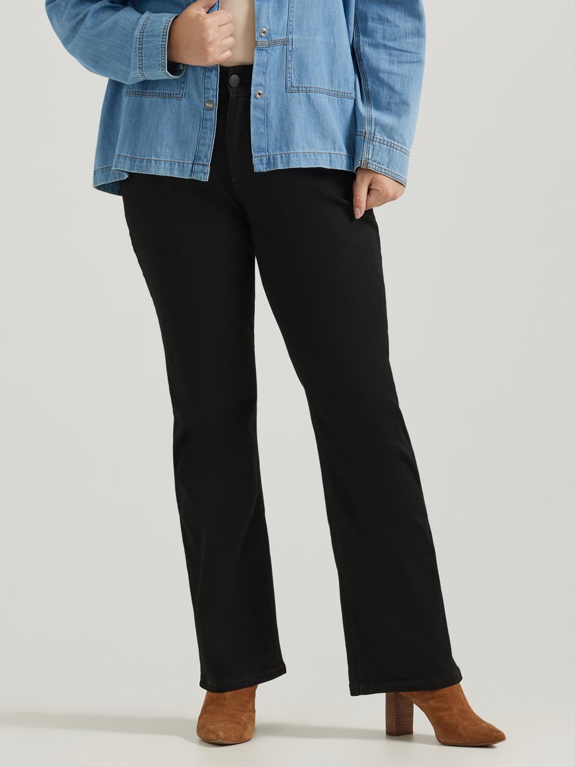 Lee Women's Ultra Lux Comfort Flex Motion Plus Size Bootcut Jeans