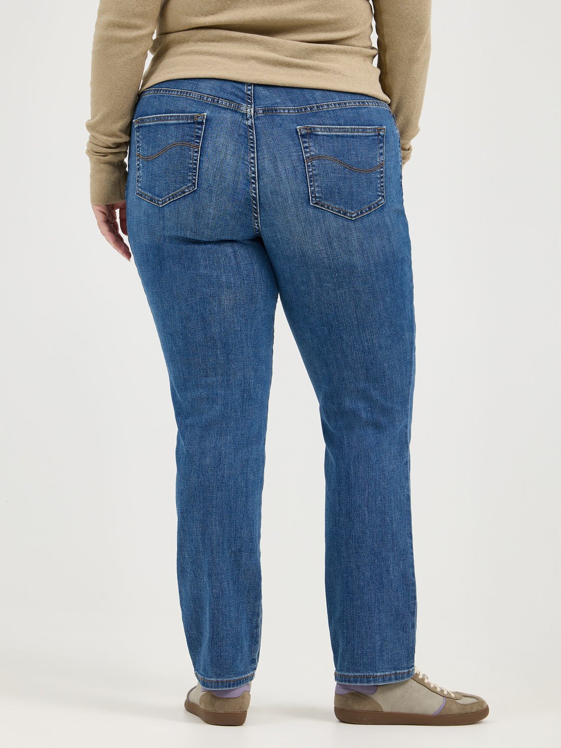 Lee Women's Stretch Relaxed Fit Straight Leg Plus Size Jeans - view number 2