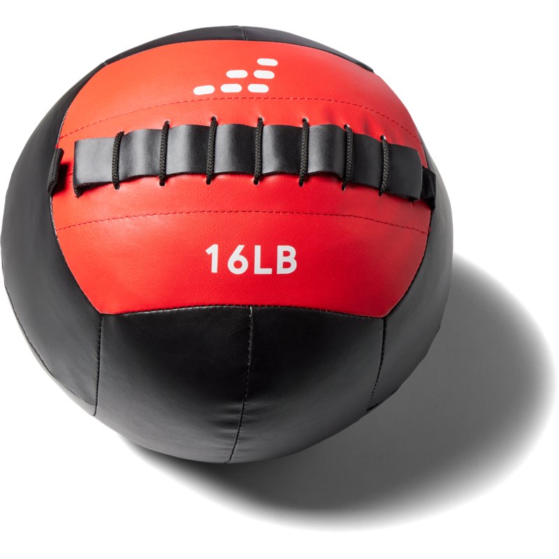 BCG 16 lbs Wall Ball Black/Red - Hand Exer. Equip. at Academy Sports