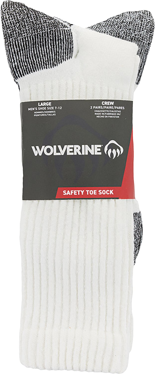Wolverine Men's Safety Toe Work Socks 2-Pack - view number 3