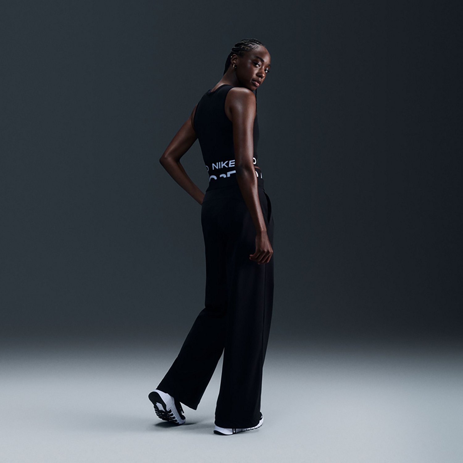 Nike Women's Pro Dri-FIT Cropped Tank Top - view number 2