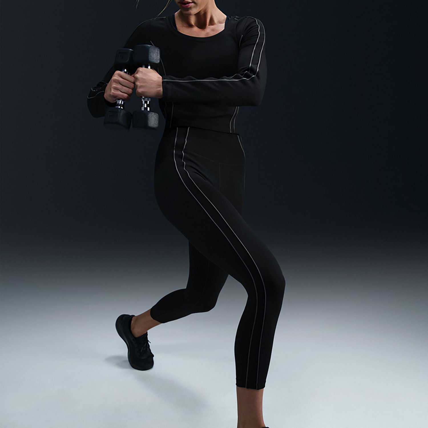 Nike Women's One Dri-FIT High-Waisted 7/8 Leggings                                                                               - view number 4
