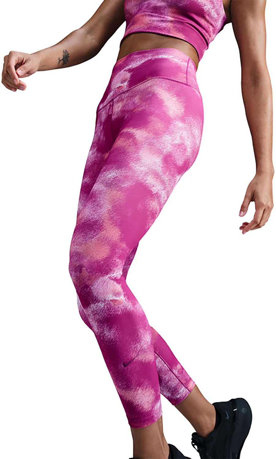 Nike Women's One High-Waisted 7/8 Printed Leggings                                                                               - view number 3