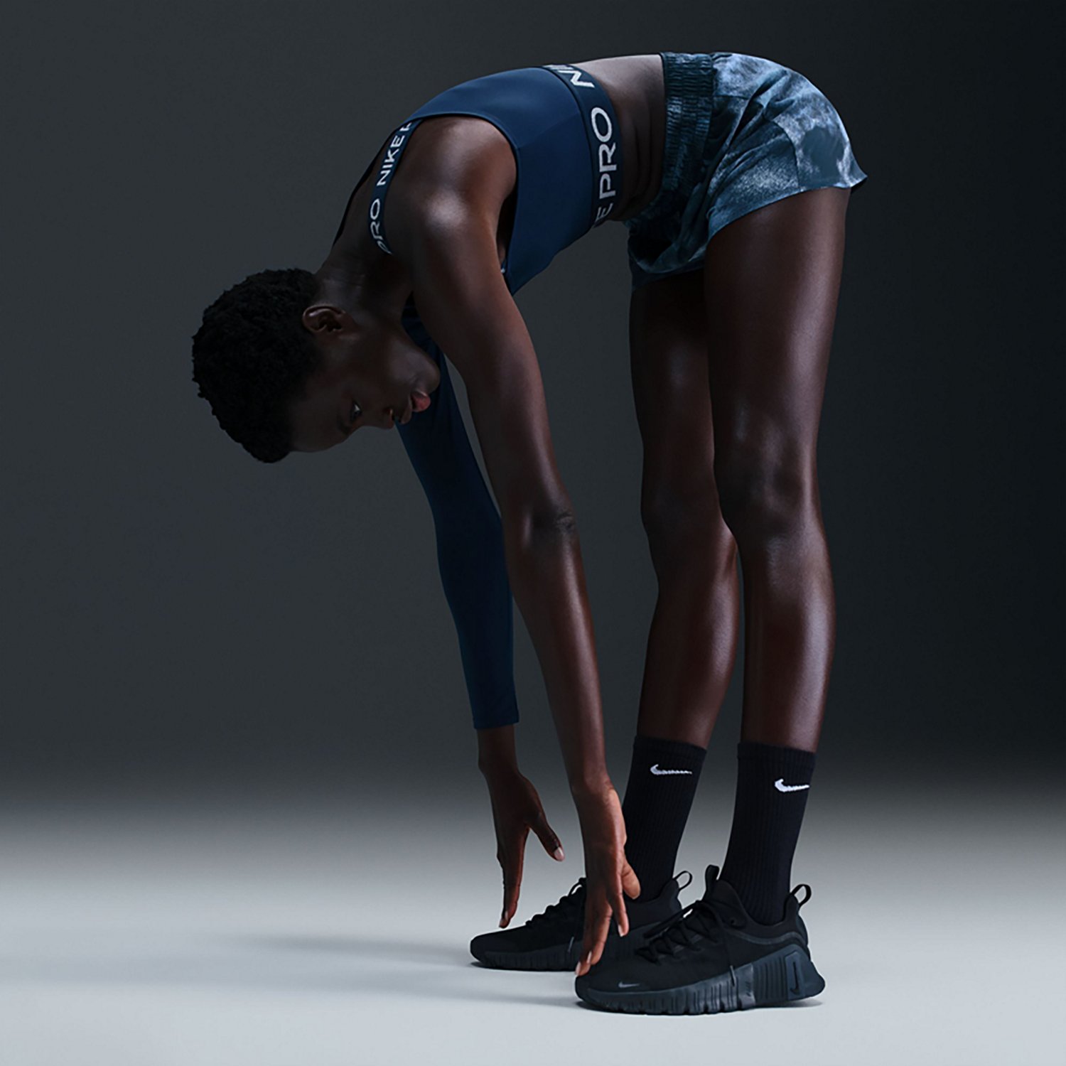 Nike Women's One Dri-FIT High-Waisted Brief-Lined Printed Shorts 3 in - view number 3