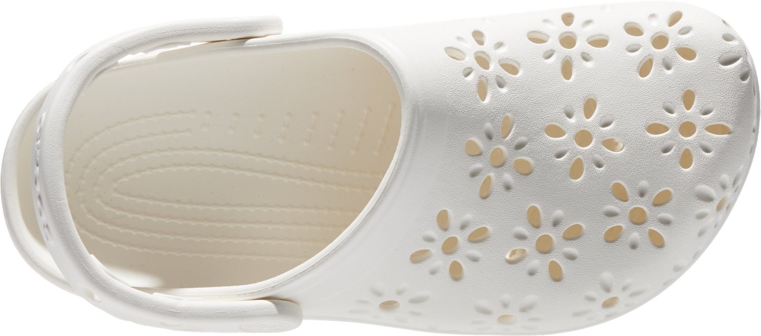 Crocs Adults' Classic Floral Cut Clogs                                                                                           - view number 3