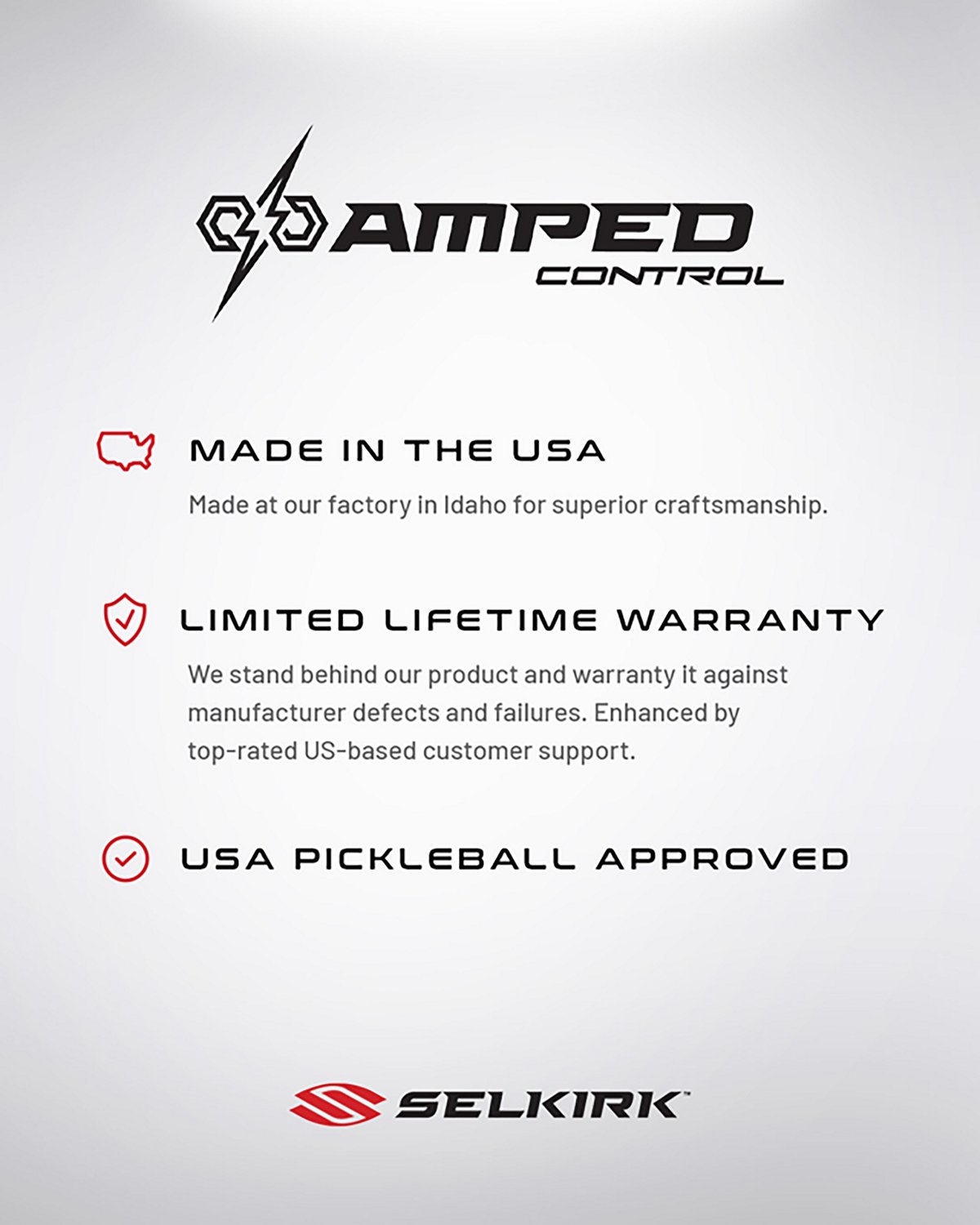 Selkirk Amped Control S2 Midweight Pickleball Paddle                                                                             - view number 7